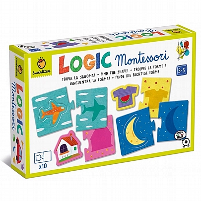 Logic Montessori: Βρες την Σκιά (10 ζευγάρια) - Ludattica