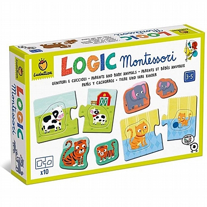 Logic Montessori: Γονιός & Μωράκι (10 ζευγάρια) - Ludattica