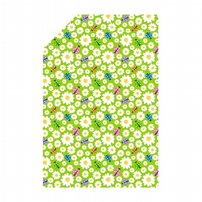 Χαρτί περιτυλίγματος - Ladybugs & Chamomile (2m x 70cm) - Florio Carta