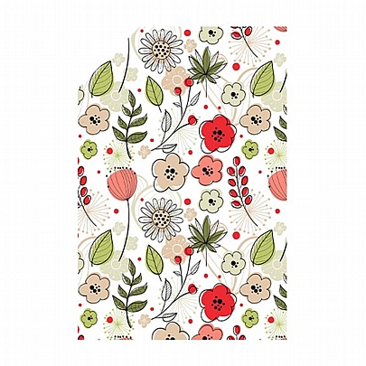 Χαρτί περιτυλίγματος - Trendy Flowers (2m x 70cm) - Florio Carta