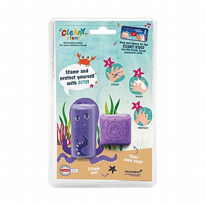 Παιδική Σφραγίδα & Σαπούνι (Cleany Stamp) - Octopus - Colop Arts & Crafts
