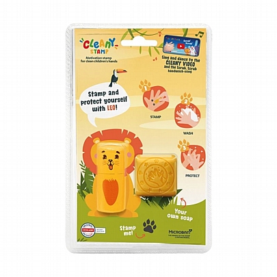 Παιδική Σφραγίδα & Σαπούνι - Lion - Colop Arts & Crafts Cleany Stamp