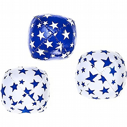 Σετ 3 Juggling Balls Junior - Μπλε/Άσπρο - Eureka