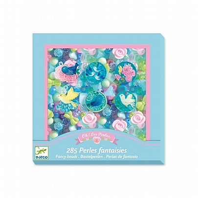 Oh! Les Perles: Κατασκευή Κοσμημάτων με διάφορες χάντρες & μενταγιόν πουλάκια - Djeco