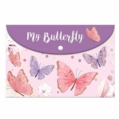 Φάκελος με κουμπί - My Butterfly (Α4) - Must