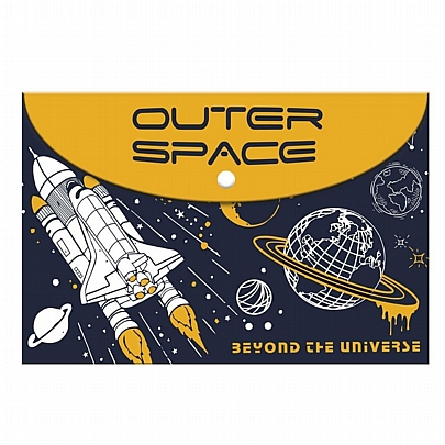 Φάκελος με κουμπί - Outer Space (Α4) - Must