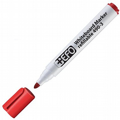 Μαρκαδόρος ασπροπίνακα επαναγεμιζόμενος - Κόκκινο (2-3mm) - +Efo 490