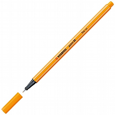 Στυλό μαρκαδοράκι - Orange (0.4mm) - Stabilo Point 88