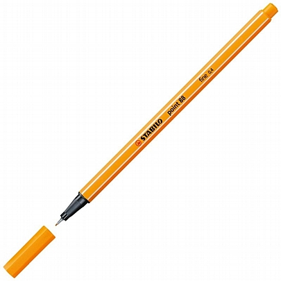 Μαρκαδοράκι Λεπτής Γραφής - Orange (0.4mm) - Stabilo Point 88