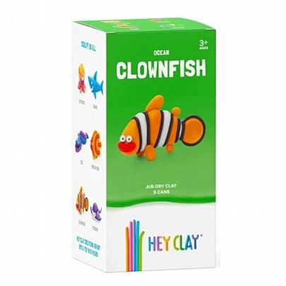 Κατασκευές από Πηλό (Air Dry) - Ocean Clownfish - Hey Clay