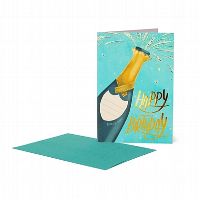Ευχετήρια κάρτα με scratch & Φάκελο - Happy Birthday (11.5x17) - Legami