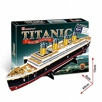 Παζλ 3D- Titanic (35κ) - CubicFun