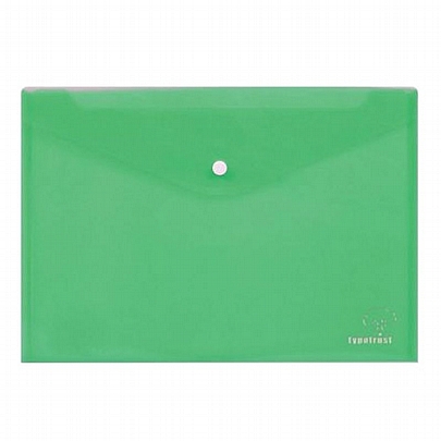 Φάκελος με κουμπί - Πράσινος (Α4) - Typotrust