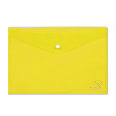 Φάκελος με κουμπί - Κίτρινος (Α4) - Typotrust