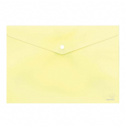 Φάκελος με κουμπί - Pastel Κίτρινο (Α4) - Typotrust