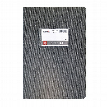Τετράδιο Ριγέ Β5 - Γκρι (50Φ./70gr) - Special Jean