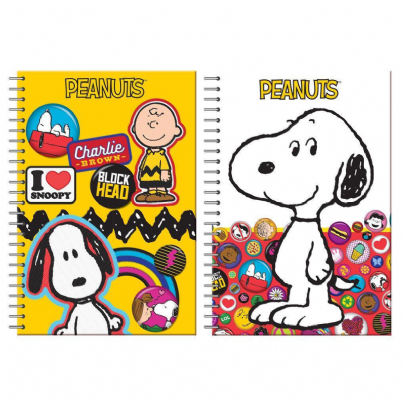 Τετράδιο σπιράλ Β5 - 2 θέματα Snoopy Flair (70Φ.) - Peanuts