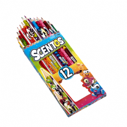 Αρωματικές Ξυλομπογιές 12 χρωμάτων - Scentos