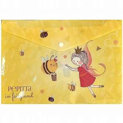 Φάκελος με κουμπί - Pepitta & Bees (Α4) - A&G