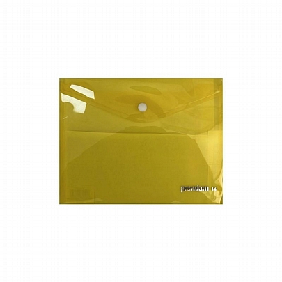 Φάκελος με κουμπί - Premium Κίτρινο (Α5) - A&G