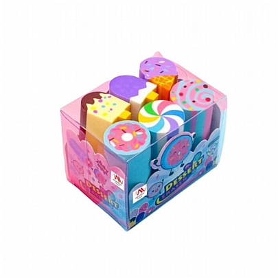 Σετ σβήστρες - Desserts (6τμχ.) - Qihao