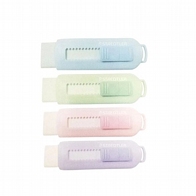 Σβήστρα Πτυσσόμενη με Συρόμενο Μηχανισμό & Stop - Pastel Χρώματα - Staedtler