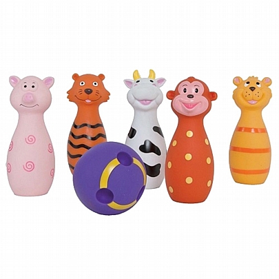 Βρεφικό Μπόουλινγκ - 5 Ζωάκια - Ludi