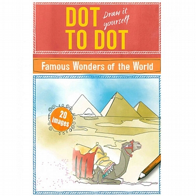 Dot to Dot: Draw it yourself, Famous Wonders of the world (20 images)