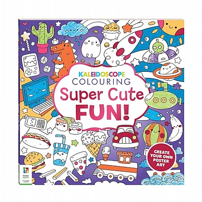 Kaleidoscope Colouring: Super Cute Fun (Βιβλίο ζωγραφικής)