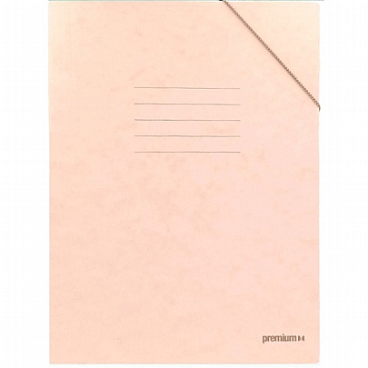 Χάρτινος φάκελος με λάστιχο - Pastel Πορτοκαλί (25x35) - A&G