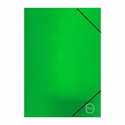 Κουτί με λάστιχο - Πράσινο (25x35x3) - Shape