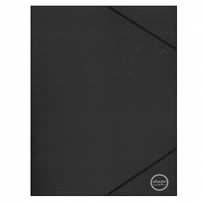 Κουτί με λάστιχο - Μαύρο (25x35x5) - Shape