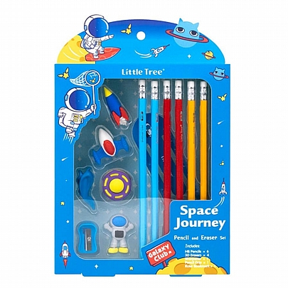 Σετ γραφικής ύλης - Space Journey (13τμχ.) - Little Tree