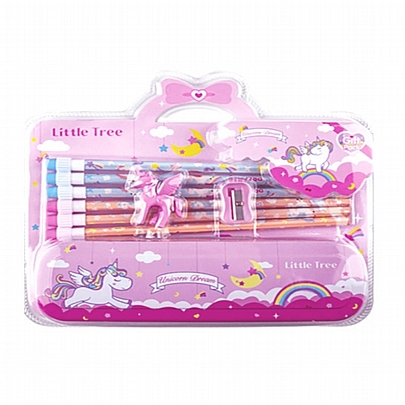 Κασετίνα & Σετ γραφικής ύλης - Unicorn Dream (9τμχ.) - Little Tree
