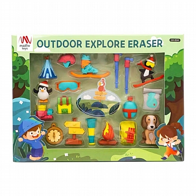 Σετ σβήστρες - Eξερεύνηση (18τμχ.) - Qihao