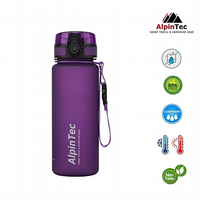 Παγούρι πλαστικό - Purple (650ml) - AlpinPro