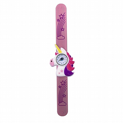 Παιδικό ρολόι χειρός Snap βραχιόλι - Unicorn - Keycraft