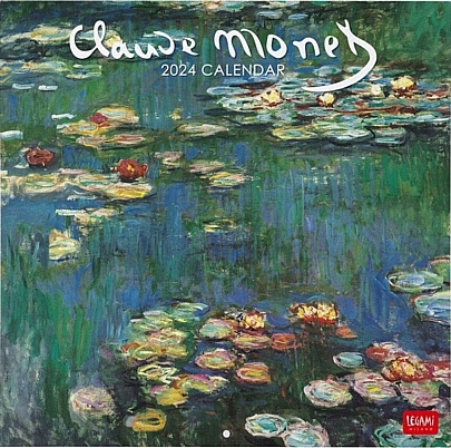 Μηνιαίο Ημερολόγιο Τοίχου 2024 - Claude Monet (30x29) - Legami