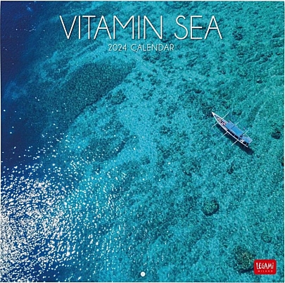 Μηνιαίο Ημερολόγιο Τοίχου 2024 - Vitamin Sea (30x29) - Legami