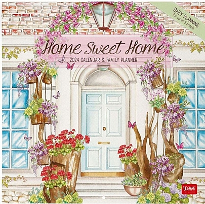 Μηνιαίο Ημερολόγιο Τοίχου 2024 - Home Sweet Home (30x29) - Legami