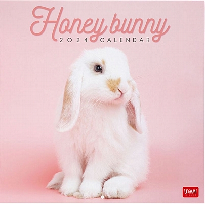 Μηνιαίο Ημερολόγιο Τοίχου 2024 - Honey Bunny (30x29) - Legami