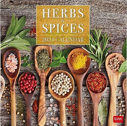 Μηνιαίο Ημερολόγιο Τοίχου 2024 - Herbs & Spices (30x29) - Legami
