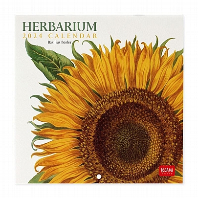 Μηνιαίο Ημερολόγιο Τοίχου 2024 - Herbarium (18x18) - Legami