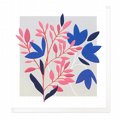 Ευχετήρια κάρτα με Φάκελο - Floral (12.5x13.5) - Caroline Gardner