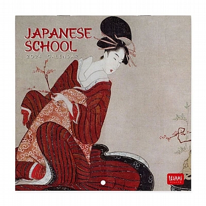 Μηνιαίο Ημερολόγιο Τοίχου 2024 - Japanese School (18x18) - Legami
