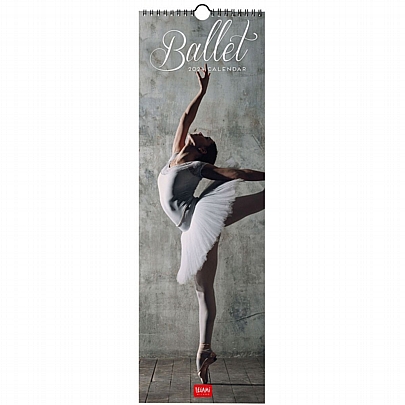 Μηνιαίο Ημερολόγιο Τοίχου 2024 - Ballet (16x49) - Legami