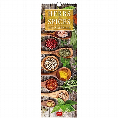 Μηνιαίο Ημερολόγιο Τοίχου 2024 - Herbs & Spices (16x49) - Legami