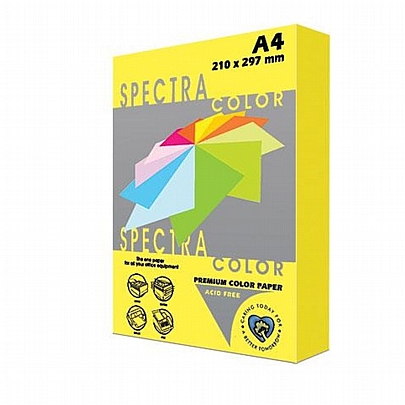 Χαρτί Α4 (80gr/m²) - Κίτρινο (500Φ.) - Spectra