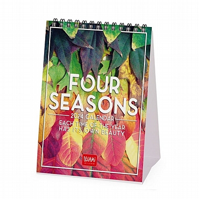 Μηνιαίο Επιτραπέζιο Ημερολόγιο 2024 Σπιράλ - Four seasons (12x14.5) - Legami