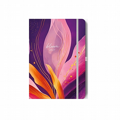 Ημερήσιο Ημερολόγιο με λάστιχο Free Dream 2027 - Bloom (12x17) - AdBook